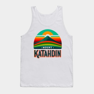 Mount Katahdin - Baxter State Park - Maine - Mt. Katahdin Mt - Appalachian Trail, Northern Terminus, 100 mile wilderness, Appalachian trail conservancy, shirt, sticker, hat, mug, pin, merch, store, shop, gift, present, souvenir Tank Top